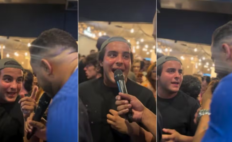 Filho de Ivete Sangalo canta hit da mãe em ritmo de arrocha em bar de Petrolina