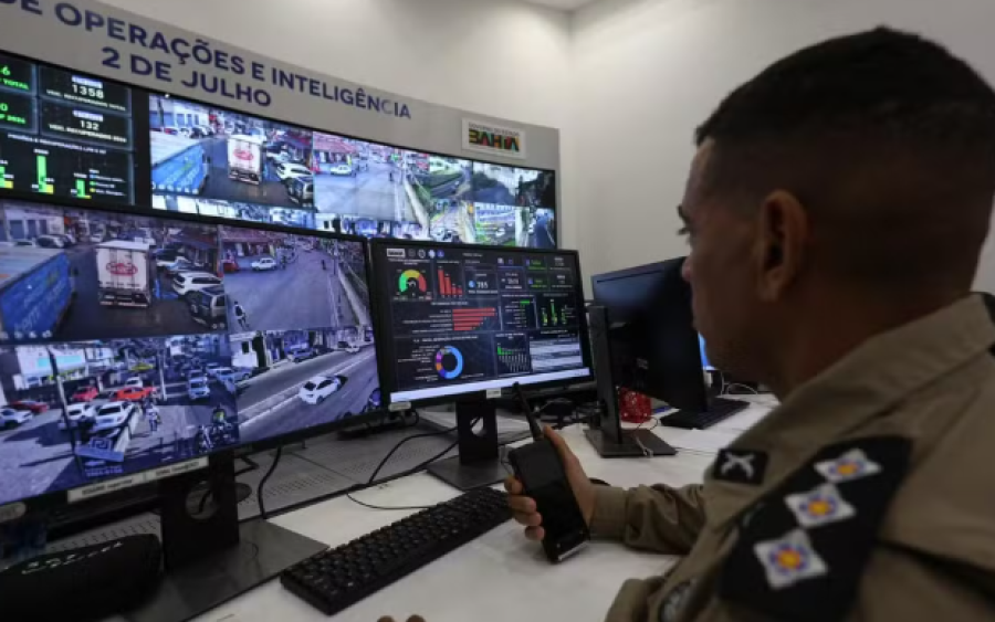 Mil foragidos da Justiça foram presos este ano após identificação no sistema de reconhecimento facial, diz SSP-BA