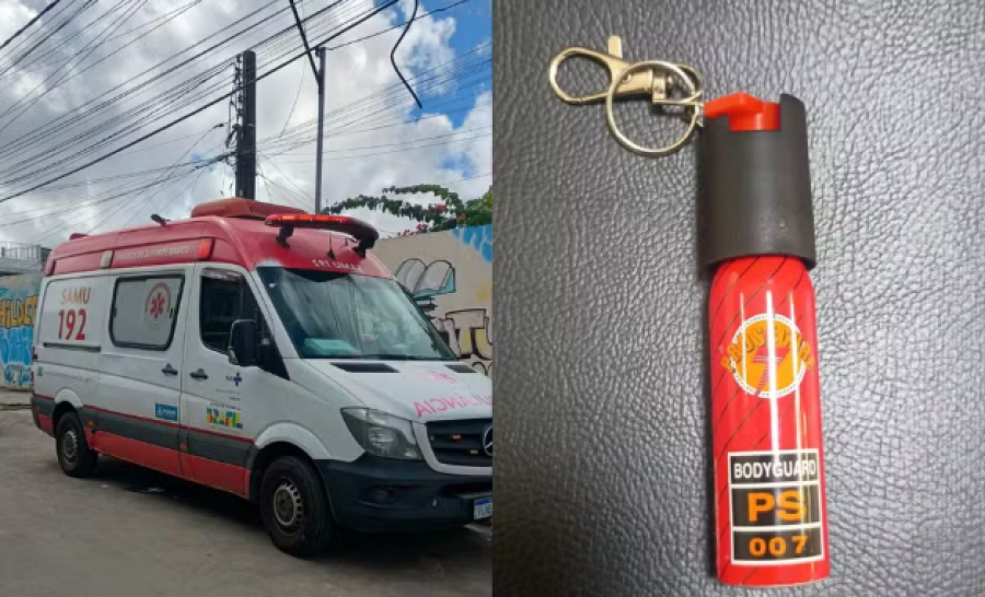 Professora e alunos passam mal após estudante pegar spray de pimenta na mochila de colega e testar na sala de aula em Salvador