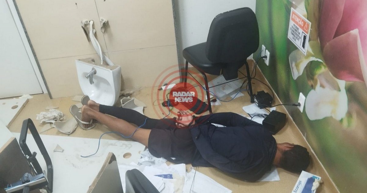 Homem destrói sala de pré-parto e é preso em Porto Seguro