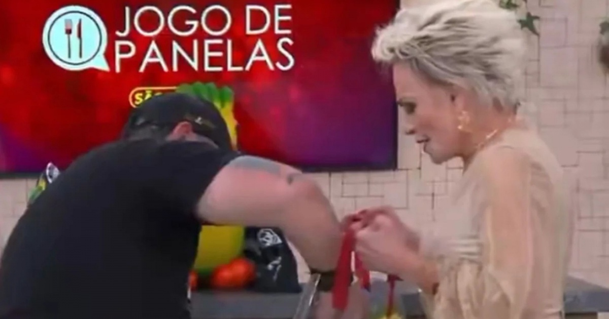 Ana Maria Braga diverte com bronca bem-humorada em participante do Jogo de Panelas  Ana Maria Braga divertiu os telespectadores do "Mais Você" na manhã desta sexta-feira (21) ao dar uma bronca bem-hum